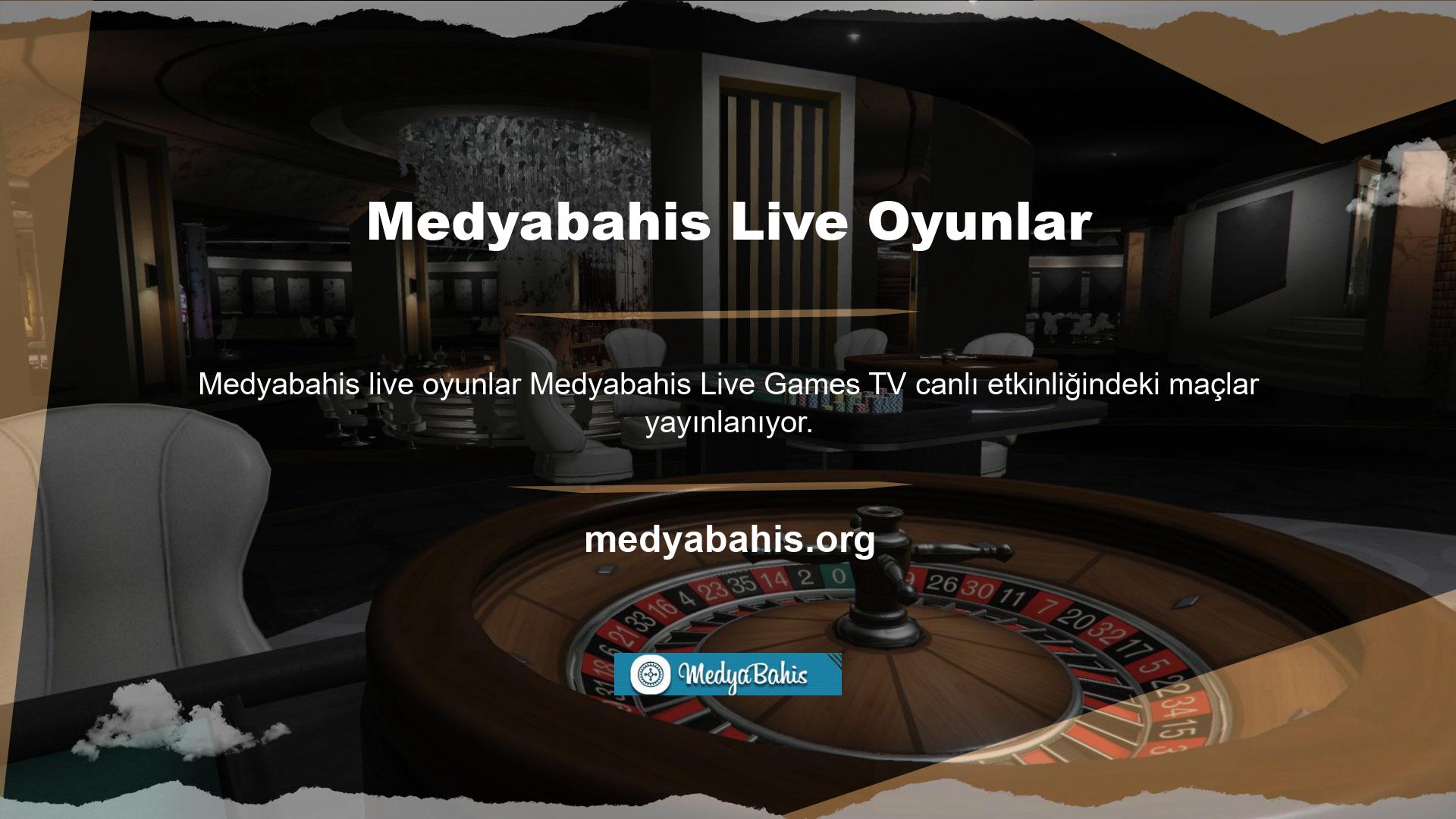 Medyabahis Live adlı ücretsiz bir uygulama, maçları Medyabahis games tv'de canlı izlemeyi sunuyor